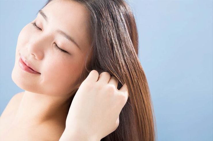 指通りのいい髪